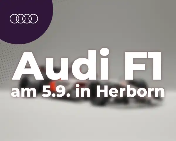 Der Audi R26 kommt nach Herborn